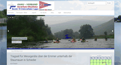 Desktop Screenshot of kanu-nrw-bezirk10.de